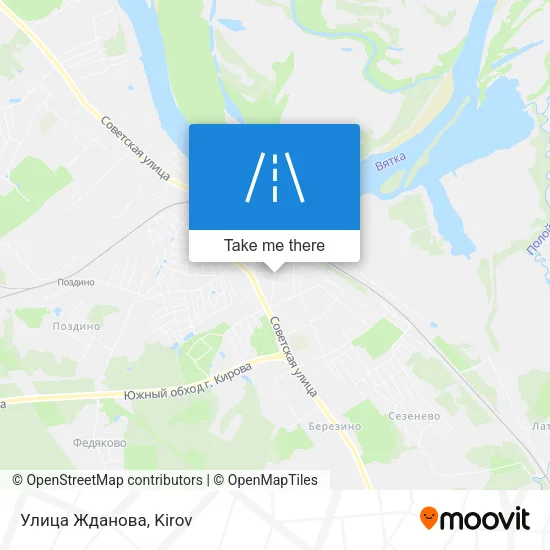 Улица Жданова map