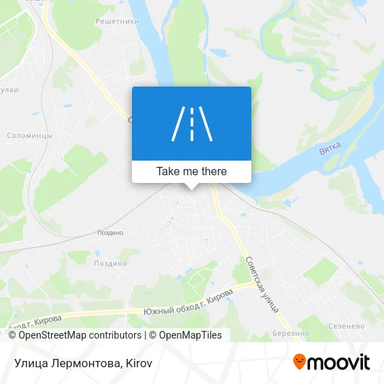 Улица Лермонтова map