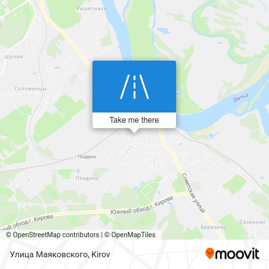 Улица Маяковского map