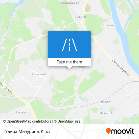 Улица Мичурина map