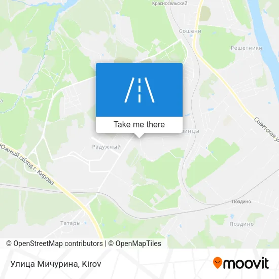 Улица Мичурина map