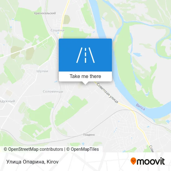Улица Опарина map