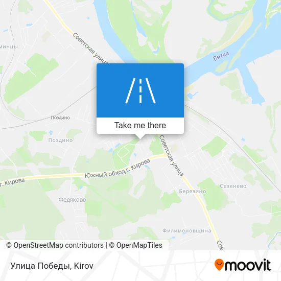 Улица Победы map