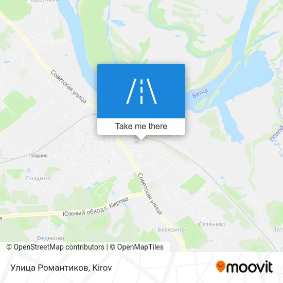 Улица Романтиков map