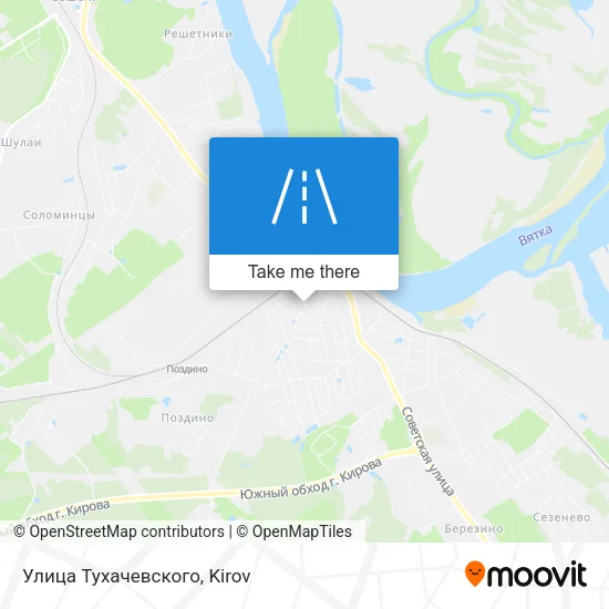 Улица Тухачевского map