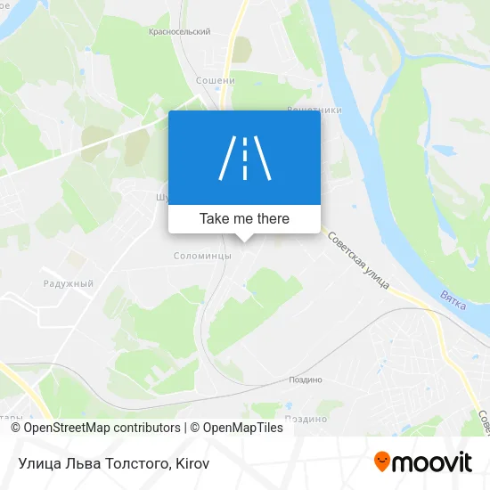Улица Льва Толстого map