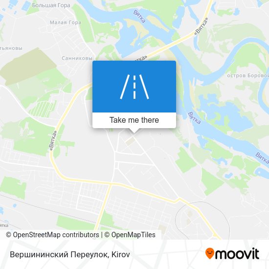 Вершининский Переулок map