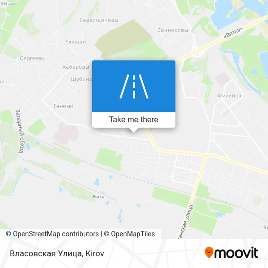 Власовская Улица map