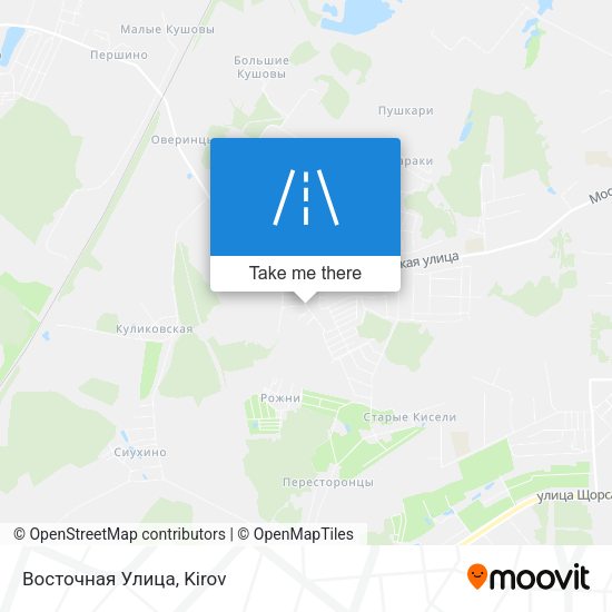 Восточная Улица map