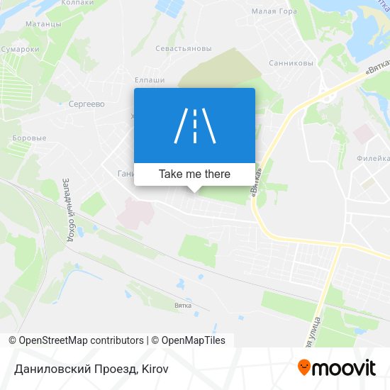 Даниловский Проезд map