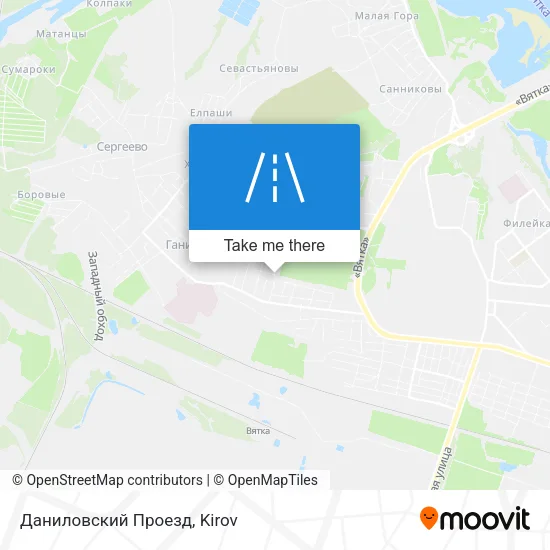 Даниловский Проезд map