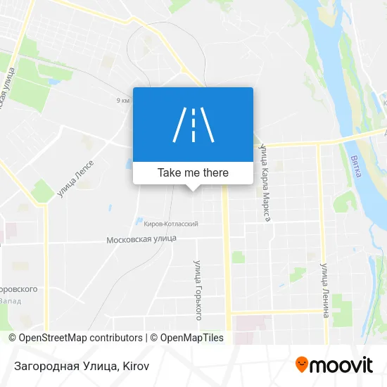 Загородная Улица map