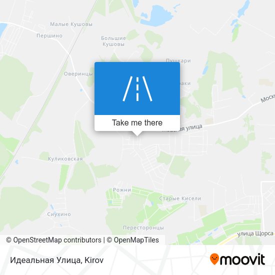Идеальная Улица map