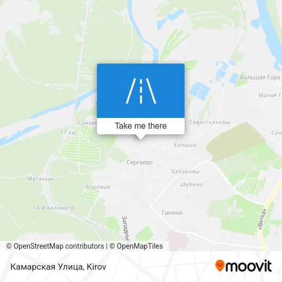 Камарская Улица map