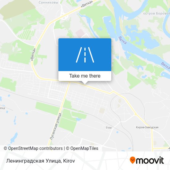 Ленинградская Улица map