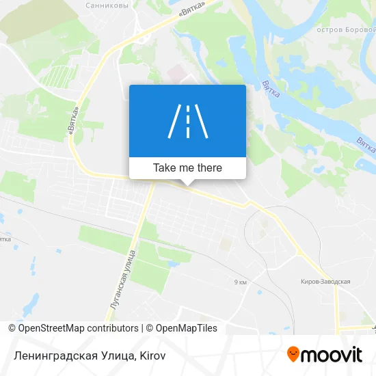 Ленинградская Улица map