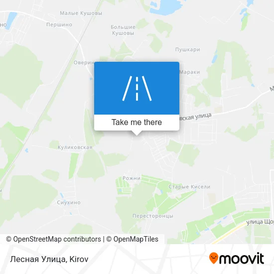 Лесная Улица map