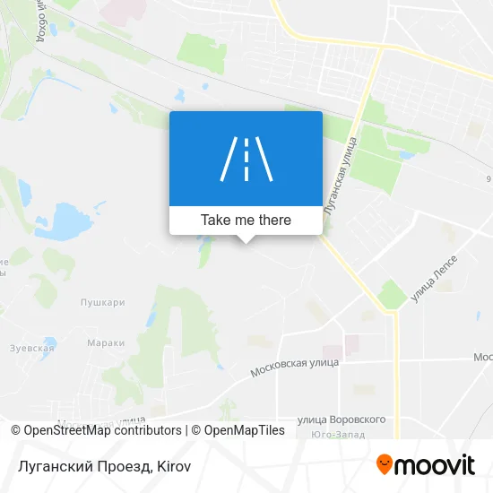 Луганский Проезд map