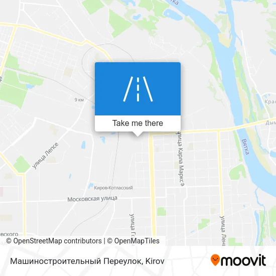 Машиностроительный Переулок map