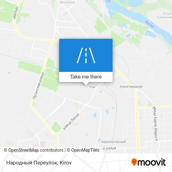 Народный Переулок map