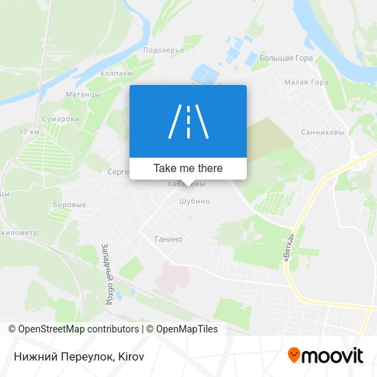 Нижний Переулок map