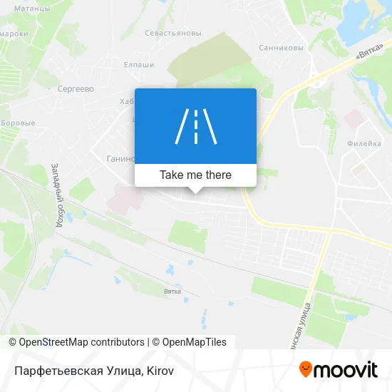 Парфетьевская Улица map