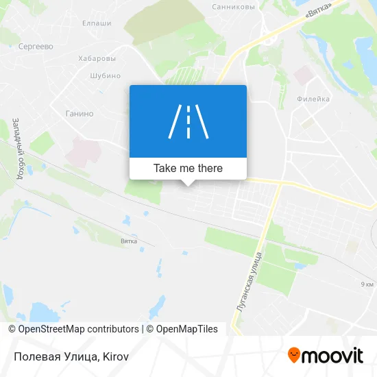 Полевая Улица map