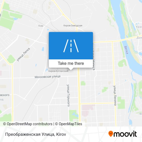Преображенская Улица map