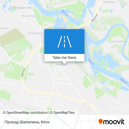 Проезд Шаляпина map