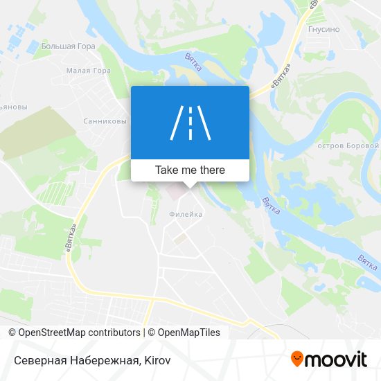 Северная Набережная map