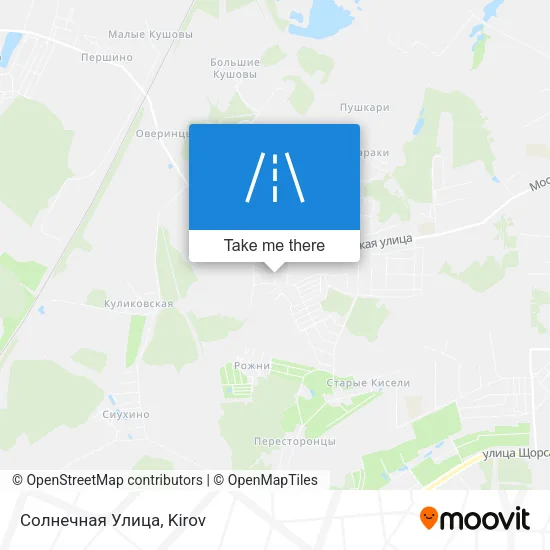 Солнечная Улица map