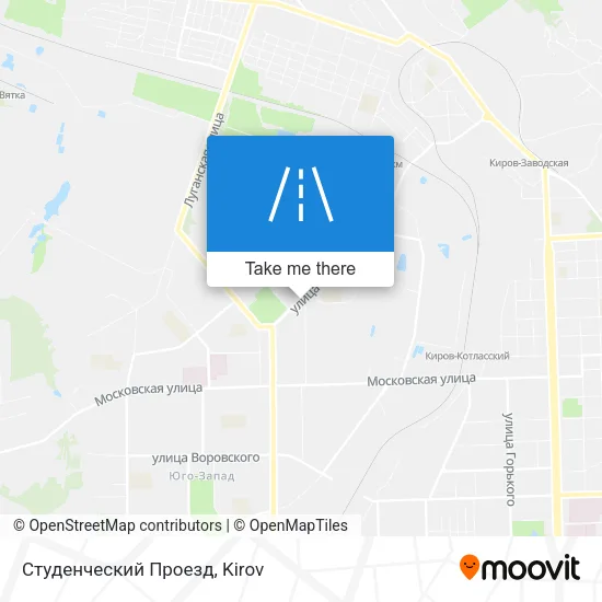 Студенческий Проезд map