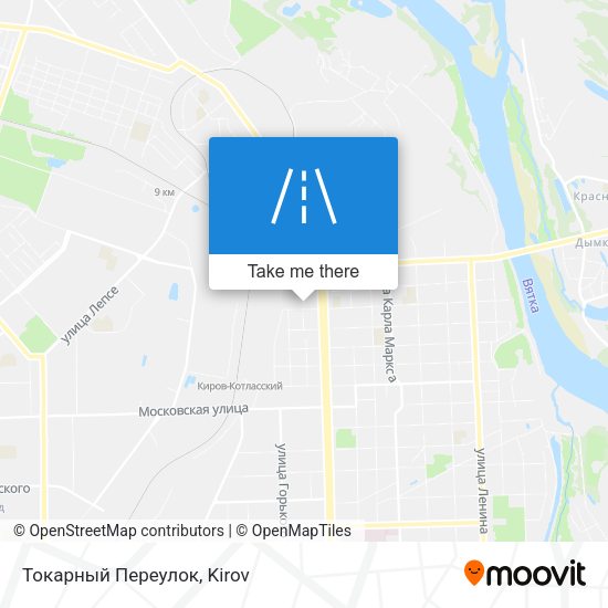 Токарный Переулок map