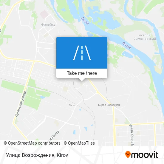 Улица Возрождения map