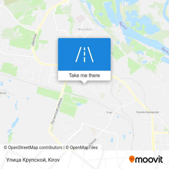 Улица Крупской map