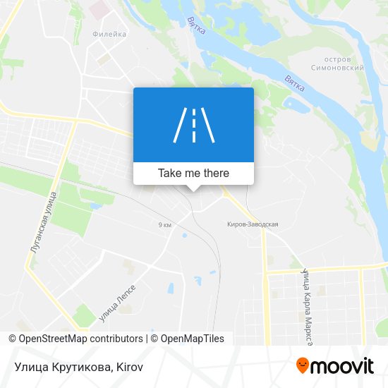 Улица Крутикова map