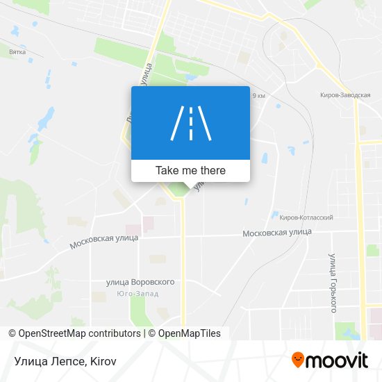 Улица Лепсе map