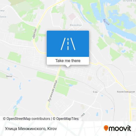 Улица Менжинского map