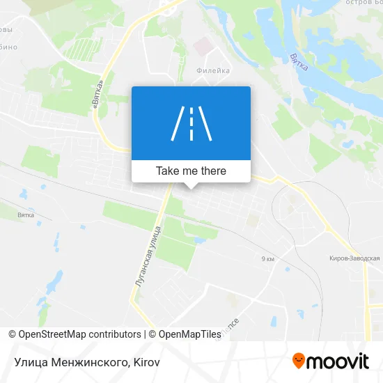 Улица Менжинского map