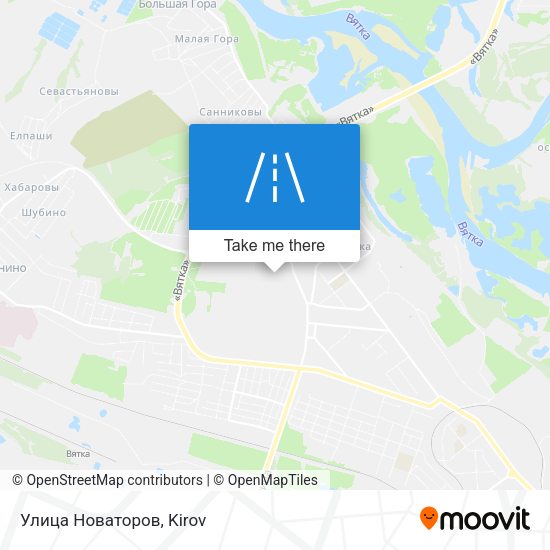 Улица Новаторов map