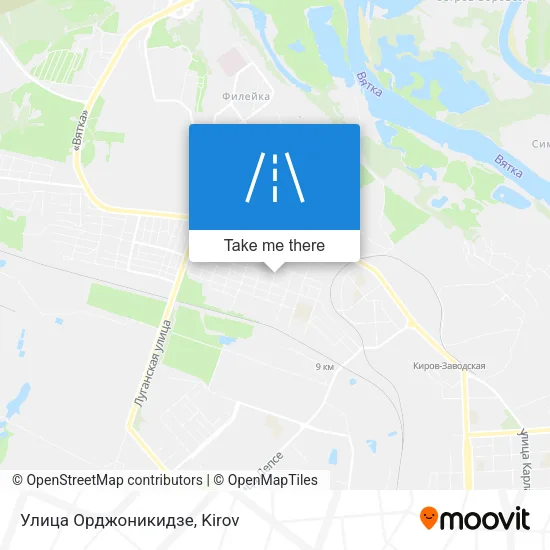 Улица Орджоникидзе map