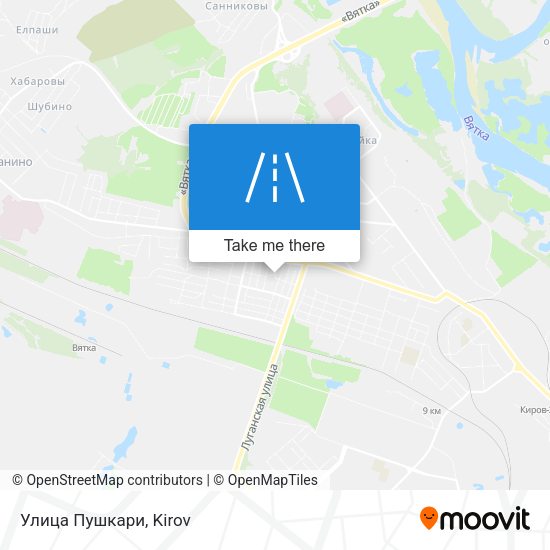 Улица Пушкари map