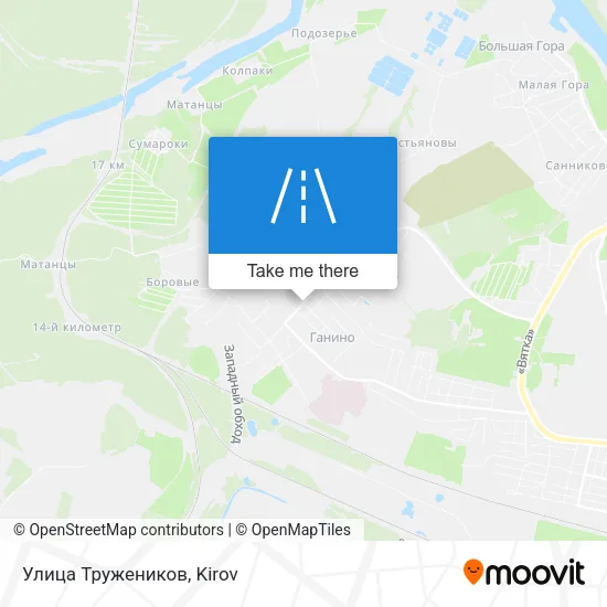 Улица Тружеников map