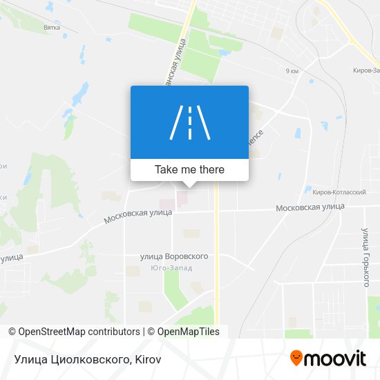Улица Циолковского map