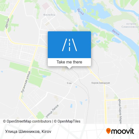 Улица Шинников map