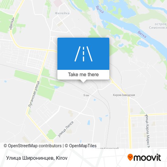 Улица Широнинцев map
