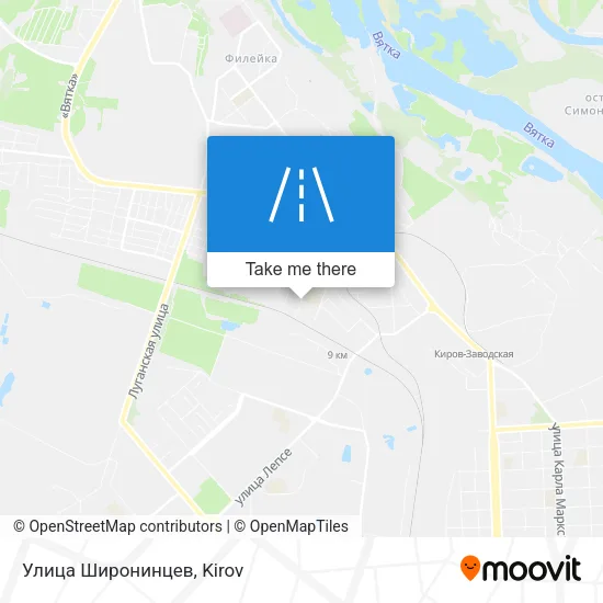 Улица Широнинцев map