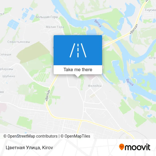 Цветная Улица map