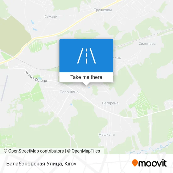 Балабановская Улица map