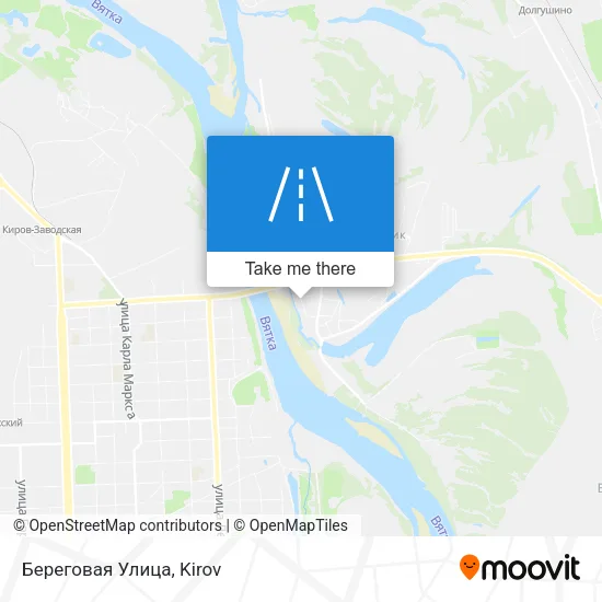 Береговая Улица map